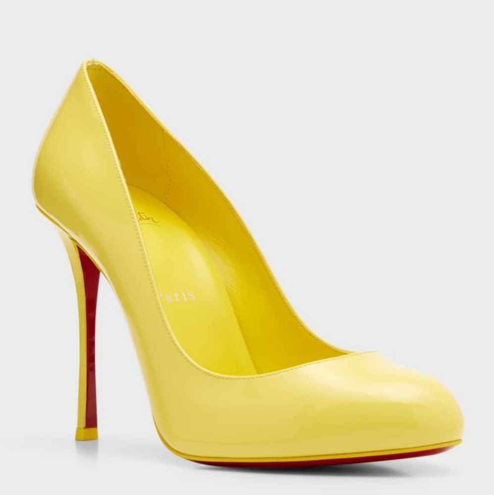 NEW Christian Louboutin Dolly Patent Red Sole Pumps